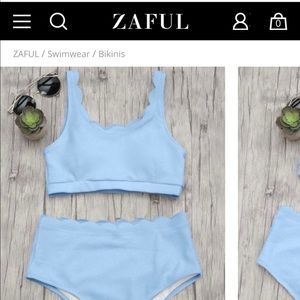 High waisted swimsuit